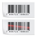 Barcode stickers Royalty Free Stock Photo
