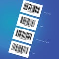 Barcode stickers Royalty Free Stock Photo