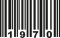 Barcode 1970 vector
