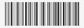 Barcode vector icon. Abstract bar code