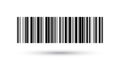 Barcode vector icon or bar code scan label product price tag