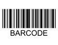 Barcode vector icon. Bar code for web flat design. Isolated illustration Royalty Free Stock Photo