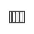 Barcode vector Icon