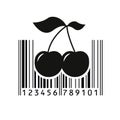 Barcode. Vector illustration. Royalty Free Stock Photo