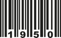 Barcode 1950 vector vector