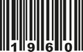 Barcode 1960 vector vector