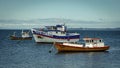 barcos pesqueros de carelmapu Royalty Free Stock Photo