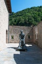 Bard, the Aosta Valley, Italy, Europe, public sculpture, youth, symbolic, athlete, Fort Bard Royalty Free Stock Photo