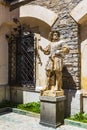 Bard decorative statue from Peles Castle museum