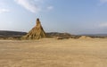 The Bardenas Reales desert and nature reserve in northern Spain Royalty Free Stock Photo