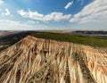 Bardenas Reales, Spain, aerial footage