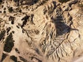 Bardenas Reales, Spain, aerial footage