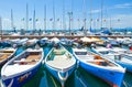 The colorful villages on the Garda Lake Royalty Free Stock Photo