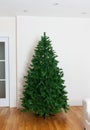 Bare artificial christmas tree Royalty Free Stock Photo