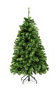 Bare undecorated green Christmas tree Royalty Free Stock Photo