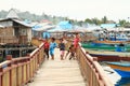 Kids in fishermen village in Manokwari