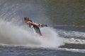 Barefoot Water Skier 01 Royalty Free Stock Photo