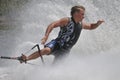 Barefoot Water Skier 07 Royalty Free Stock Photo