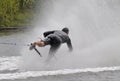 Barefoot Water Skier 09 Royalty Free Stock Photo