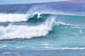 Barely visible surfer in La Perouse on Maui