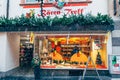 Baren-Treff eng Bear meeting shop on Schustergasse in Wurzburg, Germany