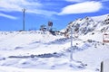Barf Anbar, Fereydunshahr ski resort, Esfahan, Iran in the spring time Royalty Free Stock Photo