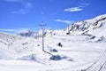 Barf Anbar, Fereydunshahr ski resort, Esfahan, Iran in the spring time Royalty Free Stock Photo