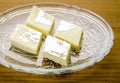 Barfi or burfi - an indian sweet Royalty Free Stock Photo