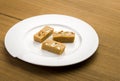 Barfi or burfi - an indian sweet Royalty Free Stock Photo