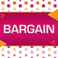 Bargain Pink Orange Basic Shapes Triangles