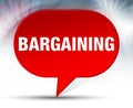 Bargaining Red Bubble Background Royalty Free Stock Photo