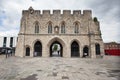 The Bargate in Southampton, a medieval gatehouse leading to the town centre in Hampshire, UK Royalty Free Stock Photo