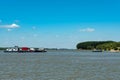 Barge on Danube Delta Royalty Free Stock Photo