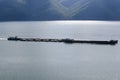 Barge at Danube Royalty Free Stock Photo