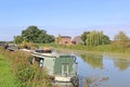 Barge on the Kennet and Avon Canal Royalty Free Stock Photo