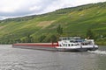 Barge on the Mosel river