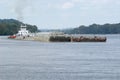 Barge on the Ohio River