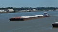 A barge on the Ohio river Royalty Free Stock Photo