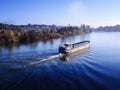 Barge river Royalty Free Stock Photo