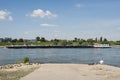 Barge on River Rhine