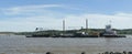 Barge on Mississippi River