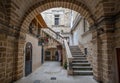 The inner yards of Old Town Bari Royalty Free Stock Photo