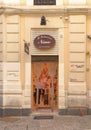 Bari, italy: popluar local grocery store Royalty Free Stock Photo
