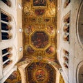 Bari, Puglia, Italy - April 30, 2019: Inside interior of Basilica of Saint Nicholas Basilica di San Nicola , a church in Bari. Royalty Free Stock Photo