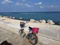 Bari - Bicicletta sul lungomare