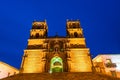 Barichara Cathedral at the Blue Hour