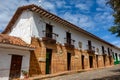 Heritage town Barichara, beautiful colonial architecture in most beautiful town in Colombia. Royalty Free Stock Photo