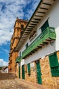 Parish Church of the Immaculate Conception in Barichara, Santander department Colombia Royalty Free Stock Photo