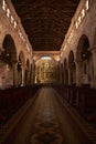 Interior of the Cathedral of the Immaculate Conception, in Barichara, Colombia Royalty Free Stock Photo