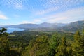 Bariloche viewed from cerro campanario Royalty Free Stock Photo